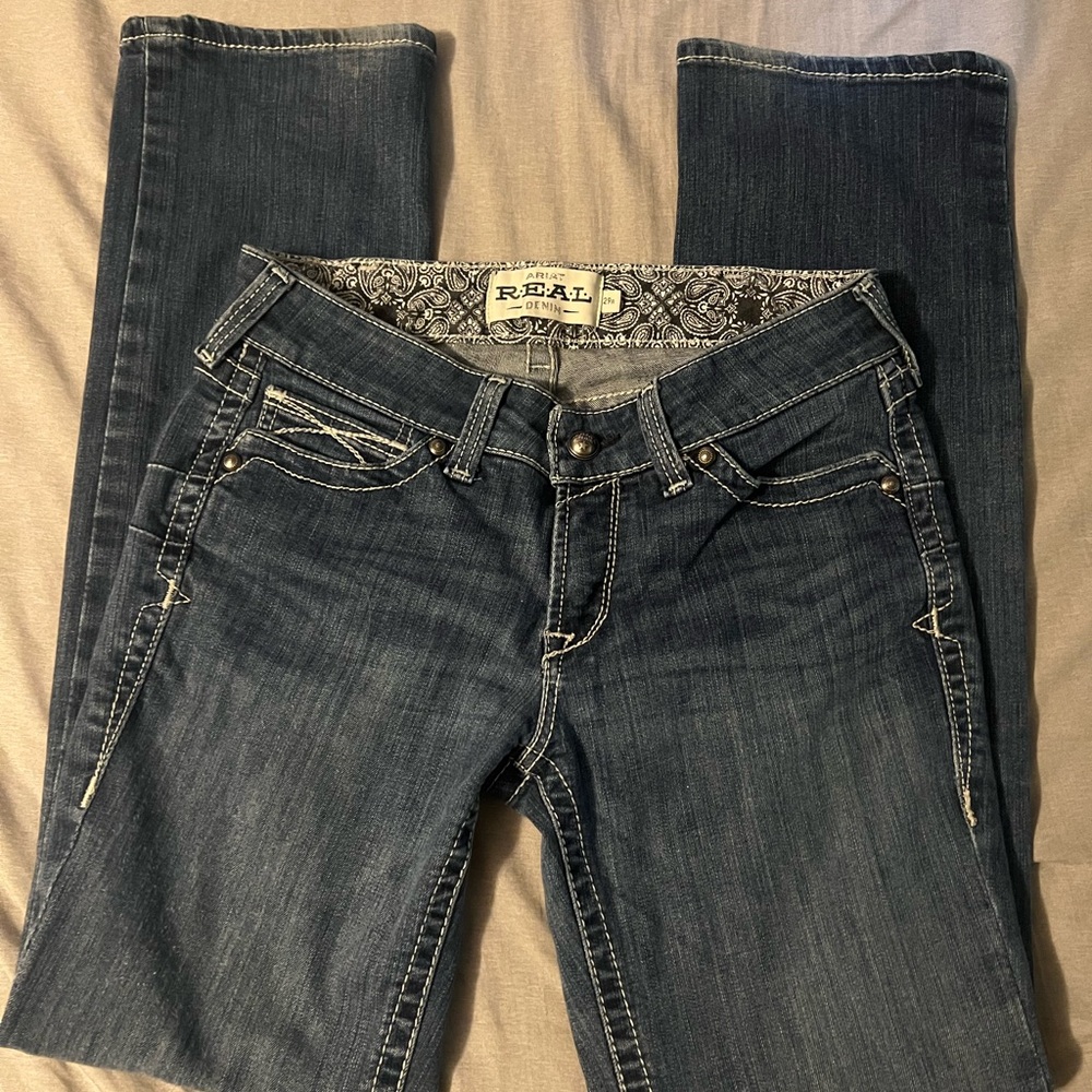 Ariat Women's Dark Blue Boot Cut Jeans